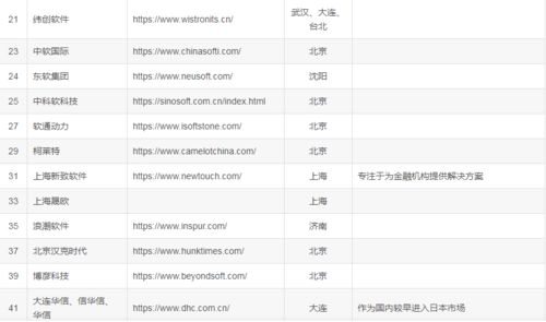 2023年國(guó)內(nèi)主流IT軟件外包公司盤點(diǎn)與分析